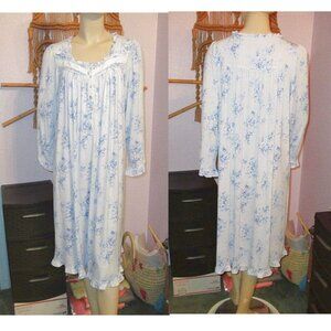 Eileen West Waltz Nightgown Size XS Pintuck Lace Tencel Modal Cottagecore NEW